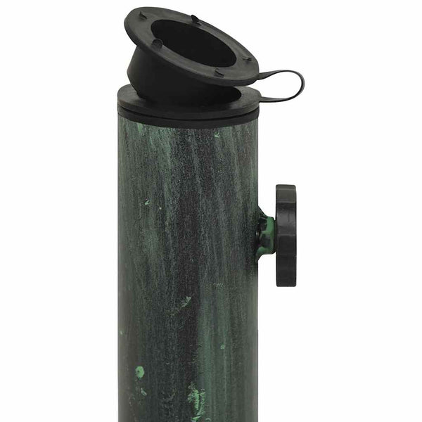 vidaXL Parasol Base Green 44x44x31 cm Cast Iron