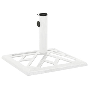 vidaXL Parasol Base White 44x44x31 cm Cast Iron