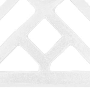 vidaXL Parasol Base White 44x44x31 cm Cast Iron