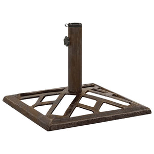 vidaXL Parasol Base Bronze 44x44x31 cm Cast Iron