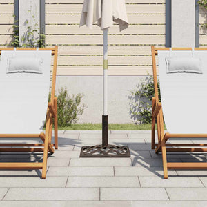 vidaXL Parasol Base Bronze 44x44x31 cm Cast Iron