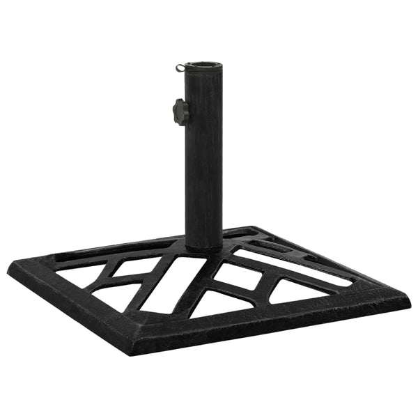 vidaXL Parasol Base Black 44x44x31 cm Cast Iron