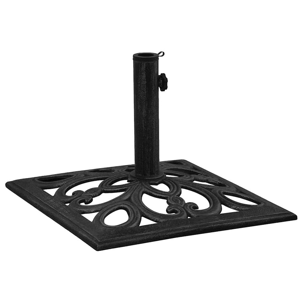vidaXL Parasol Base Black 47x47x33 cm Cast Iron