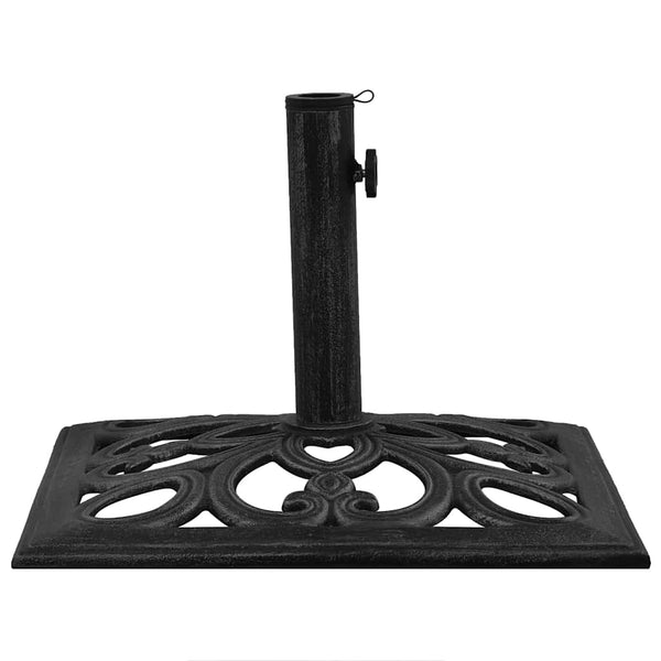 vidaXL Parasol Base Black 47x47x33 cm Cast Iron