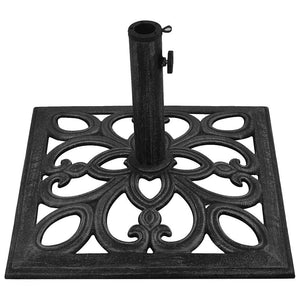 vidaXL Parasol Base Black 47x47x33 cm Cast Iron