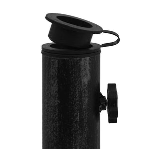 vidaXL Parasol Base Black 47x47x33 cm Cast Iron