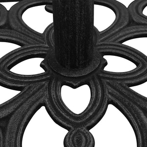 vidaXL Parasol Base Black 47x47x33 cm Cast Iron