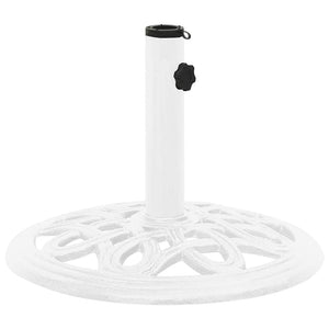 vidaXL Parasol Base White 40x40x32 cm Cast Iron