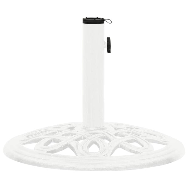 vidaXL Parasol Base White 40x40x32 cm Cast Iron