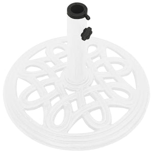 vidaXL Parasol Base White 40x40x32 cm Cast Iron