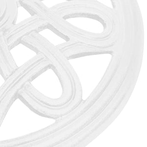 vidaXL Parasol Base White 40x40x32 cm Cast Iron
