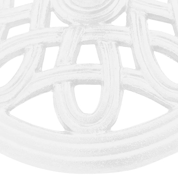 vidaXL Parasol Base White 40x40x32 cm Cast Iron