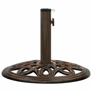 vidaXL Parasol Base Bronze 40x40x32 cm Cast Iron