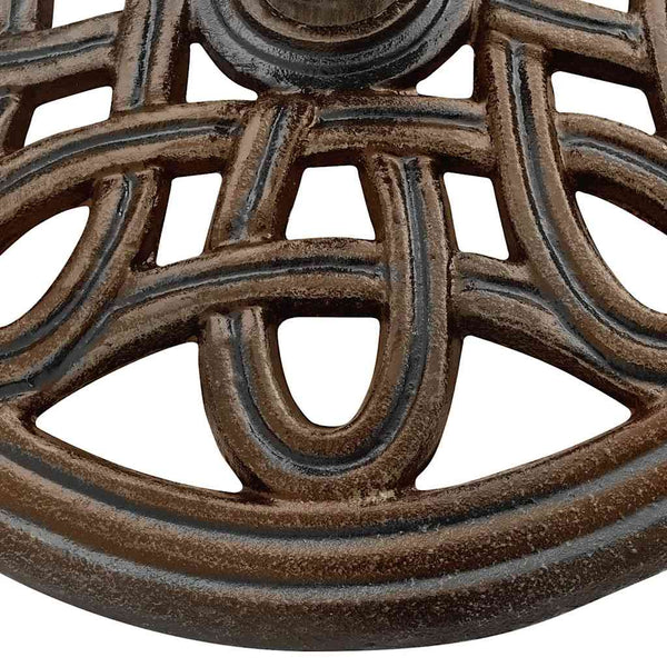 vidaXL Parasol Base Bronze 40x40x32 cm Cast Iron