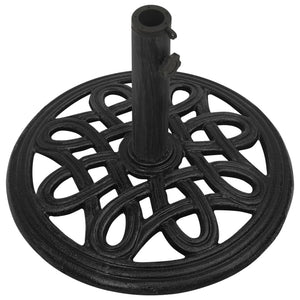 vidaXL Parasol Base Black 44x44x32 cm Cast Iron