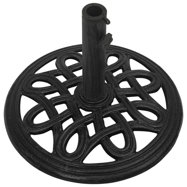 vidaXL Parasol Base Black 44x44x32 cm Cast Iron