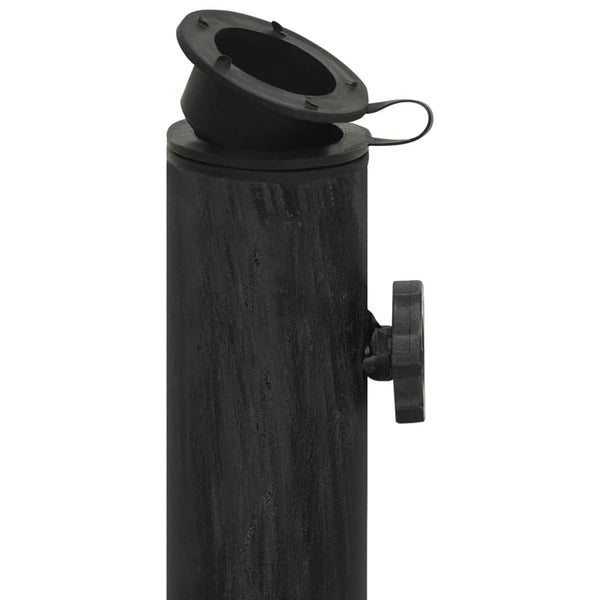 vidaXL Parasol Base Black 44x44x32 cm Cast Iron