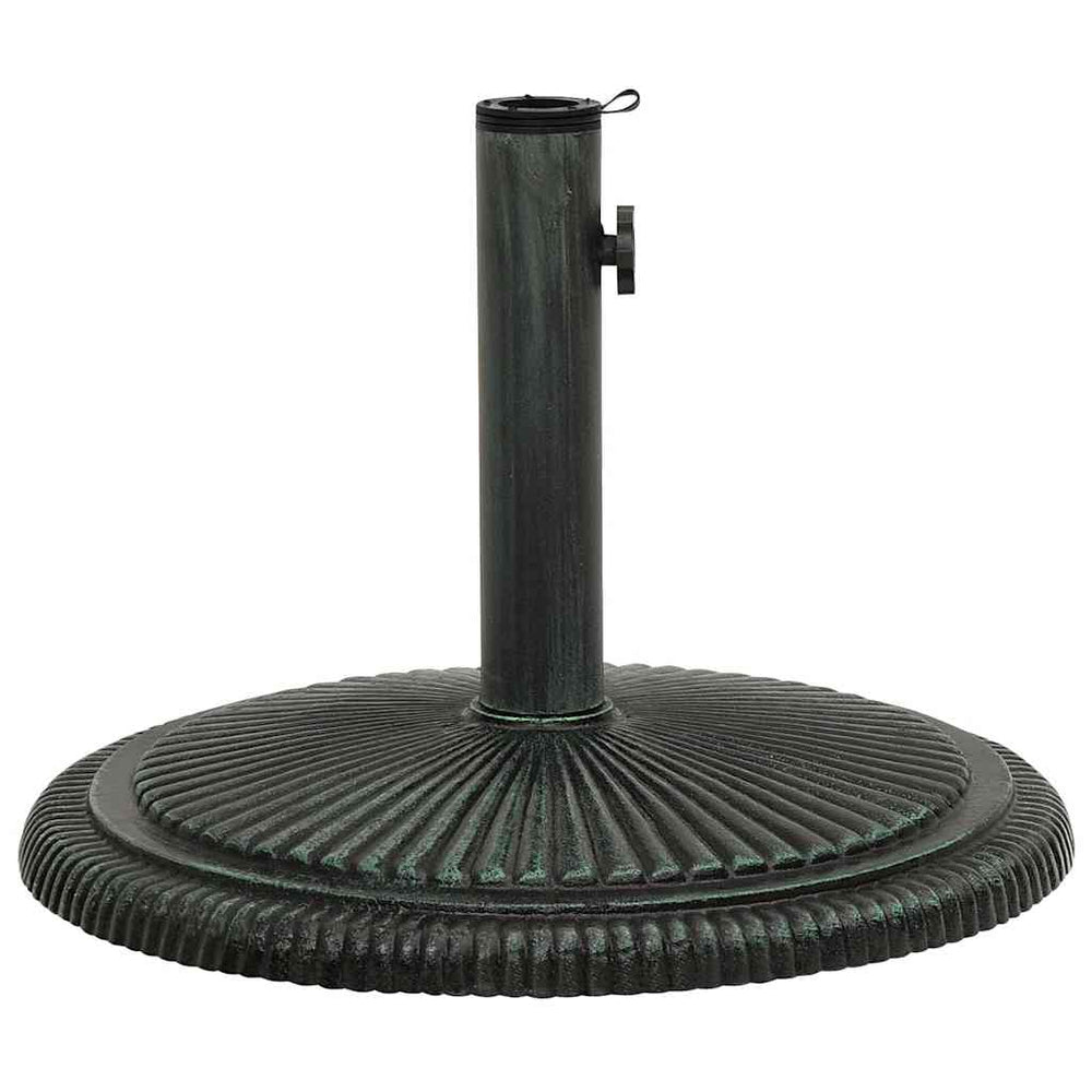 vidaXL Parasol Base Green 45x45x30 cm Cast Iron