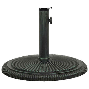 vidaXL Parasol Base Green 45x45x30 cm Cast Iron