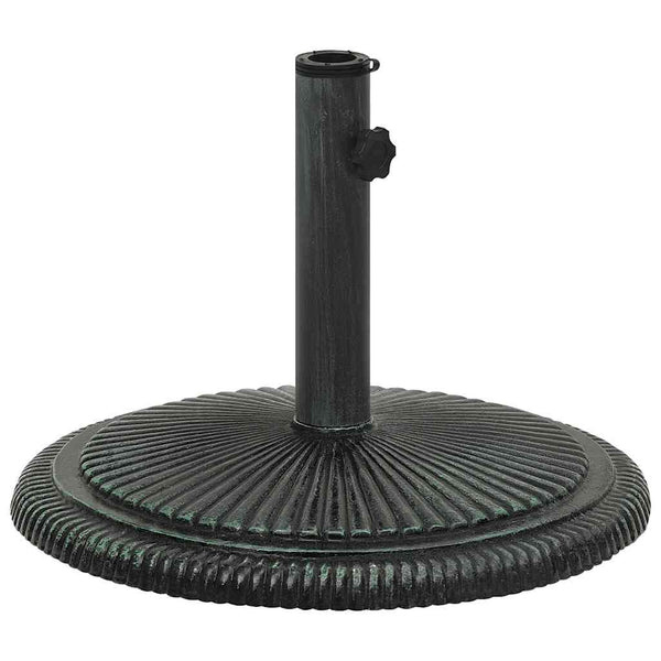 vidaXL Parasol Base Green 45x45x30 cm Cast Iron