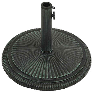 vidaXL Parasol Base Green 45x45x30 cm Cast Iron