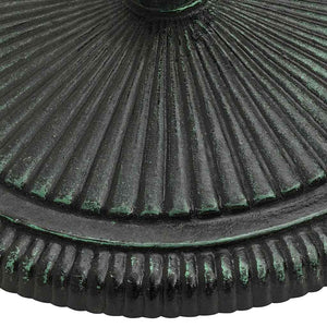 vidaXL Parasol Base Green 45x45x30 cm Cast Iron