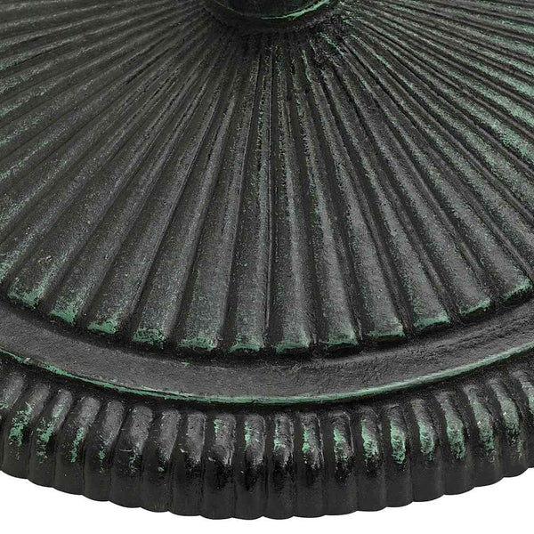 vidaXL Parasol Base Green 45x45x30 cm Cast Iron
