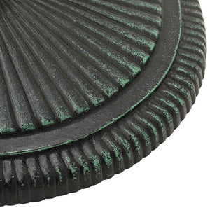 vidaXL Parasol Base Green 45x45x30 cm Cast Iron