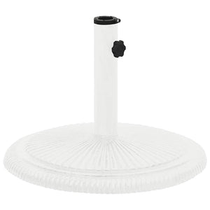 vidaXL Parasol Base White 45x45x30 cm Cast Iron