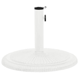 vidaXL Parasol Base White 45x45x30 cm Cast Iron