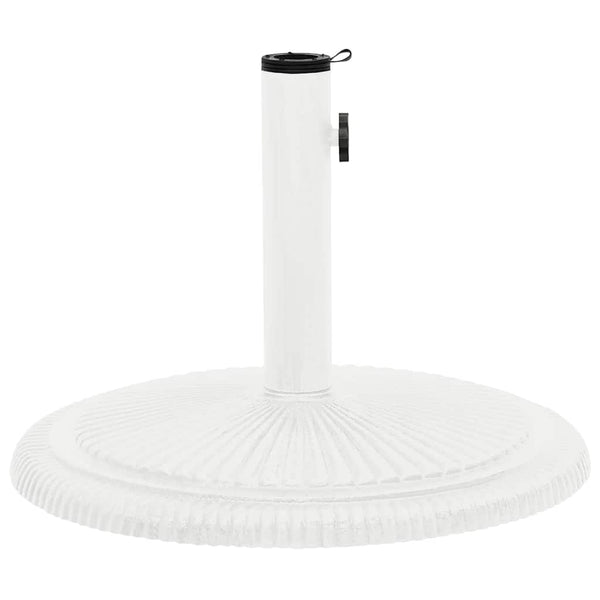 vidaXL Parasol Base White 45x45x30 cm Cast Iron