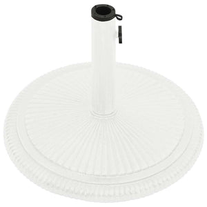 vidaXL Parasol Base White 45x45x30 cm Cast Iron