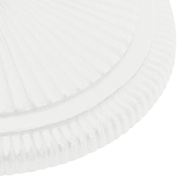vidaXL Parasol Base White 45x45x30 cm Cast Iron