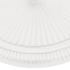 vidaXL Parasol Base White 45x45x30 cm Cast Iron
