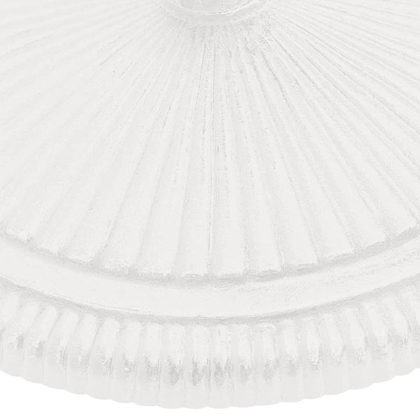 vidaXL Parasol Base White 45x45x30 cm Cast Iron