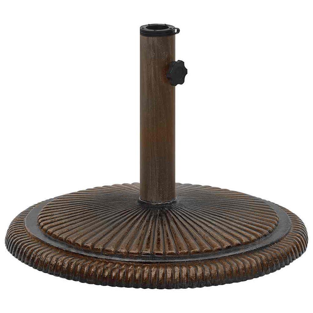 vidaXL Parasol Base Bronze 45x45x30 cm Cast Iron