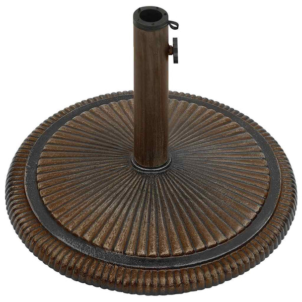 vidaXL Parasol Base Bronze 45x45x30 cm Cast Iron