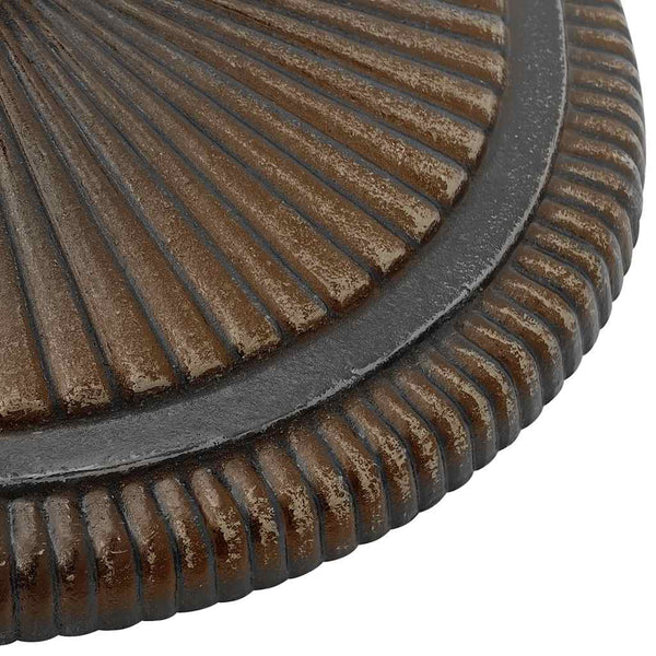 vidaXL Parasol Base Bronze 45x45x30 cm Cast Iron