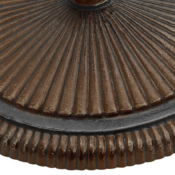 vidaXL Parasol Base Bronze 45x45x30 cm Cast Iron