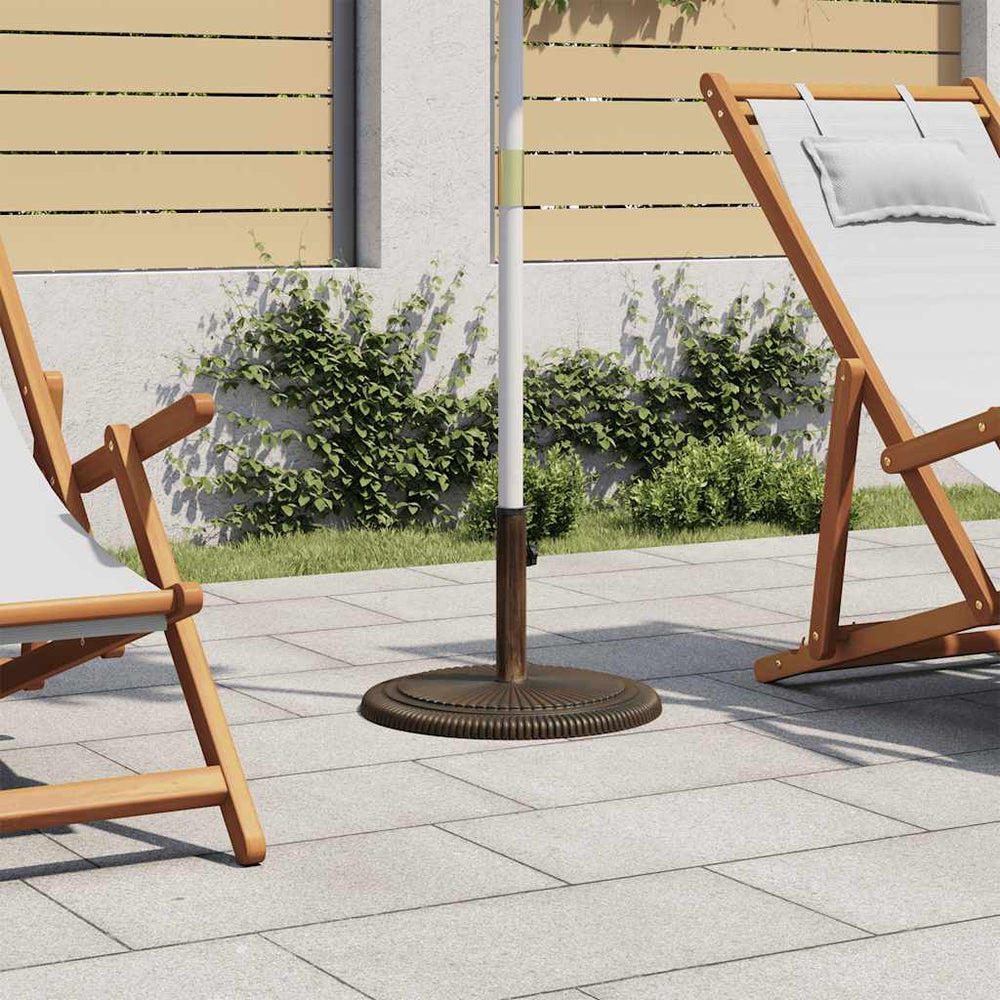 vidaXL Parasol Base Bronze 45x45x30 cm Cast Iron