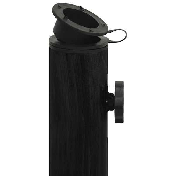 vidaXL Parasol Base Black 45x45x30 cm Cast Iron