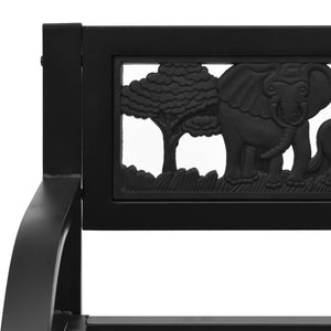 vidaXL Kids' Garden Bench 86 cm Steel