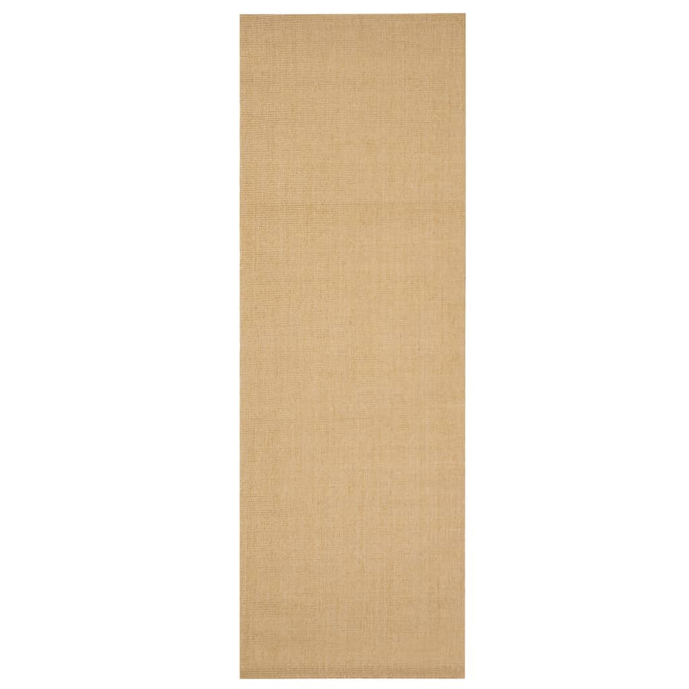 vidaXL Rug Natural Sisal 66x200 cm
