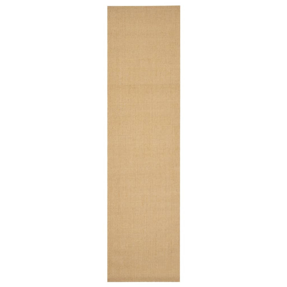 vidaXL Natural Sisal Rug 66x250 cm