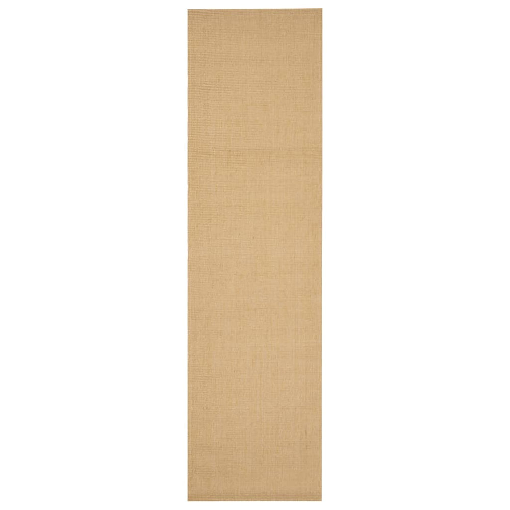 vidaXL Natural Sisal Rug 80x300 cm