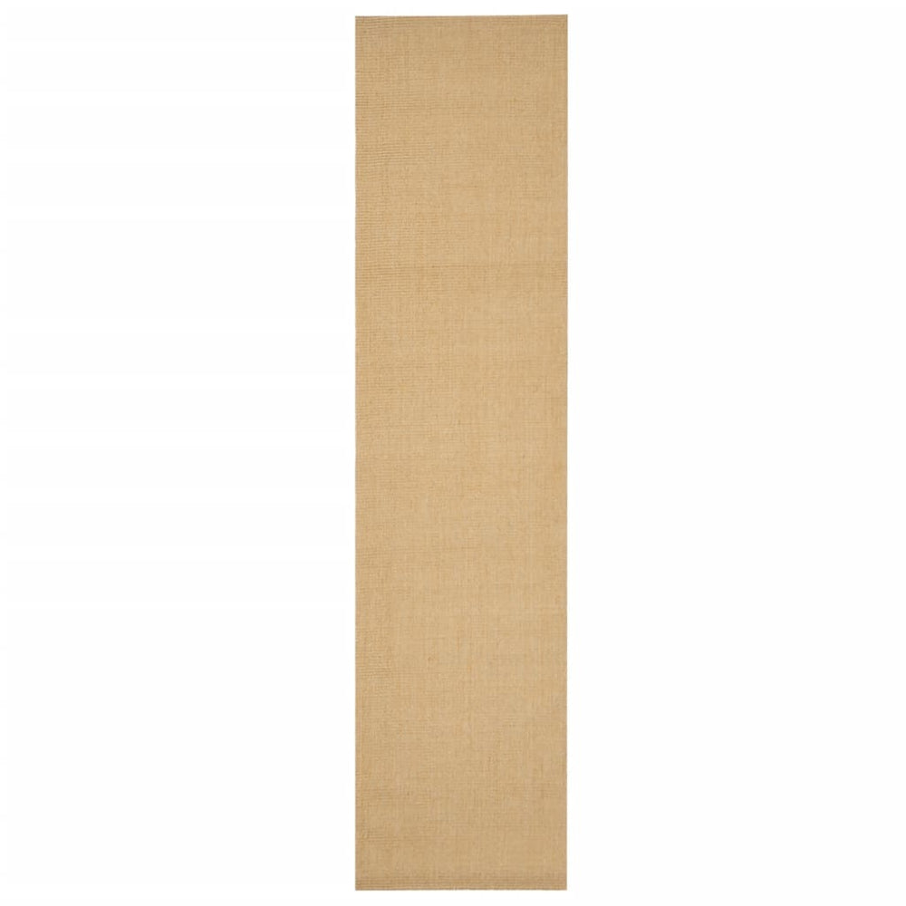 vidaXL Natural Sisal Rug 80x350 cm