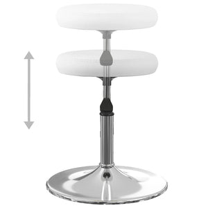 vidaXL Dining Chairs 6 pcs White Artificial Leather