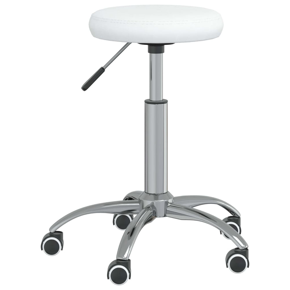 vidaXL Dining Chair White Faux Leather