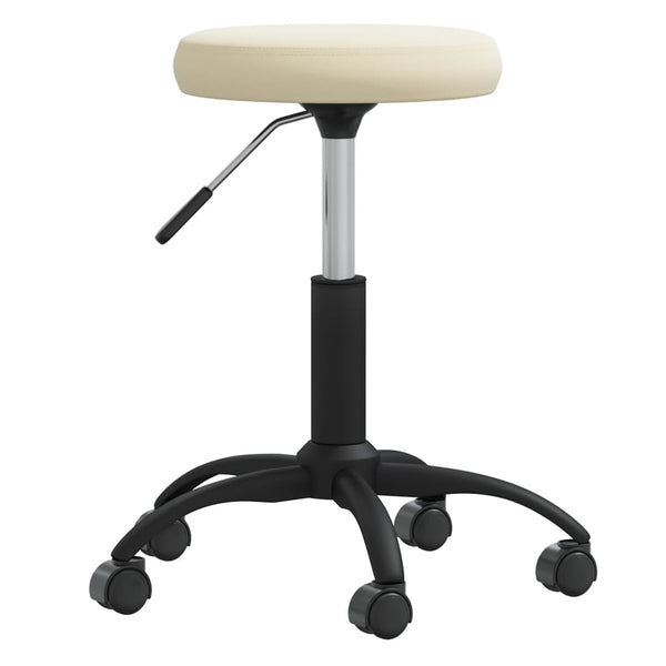 vidaXL Dining Chair Cream Velvet