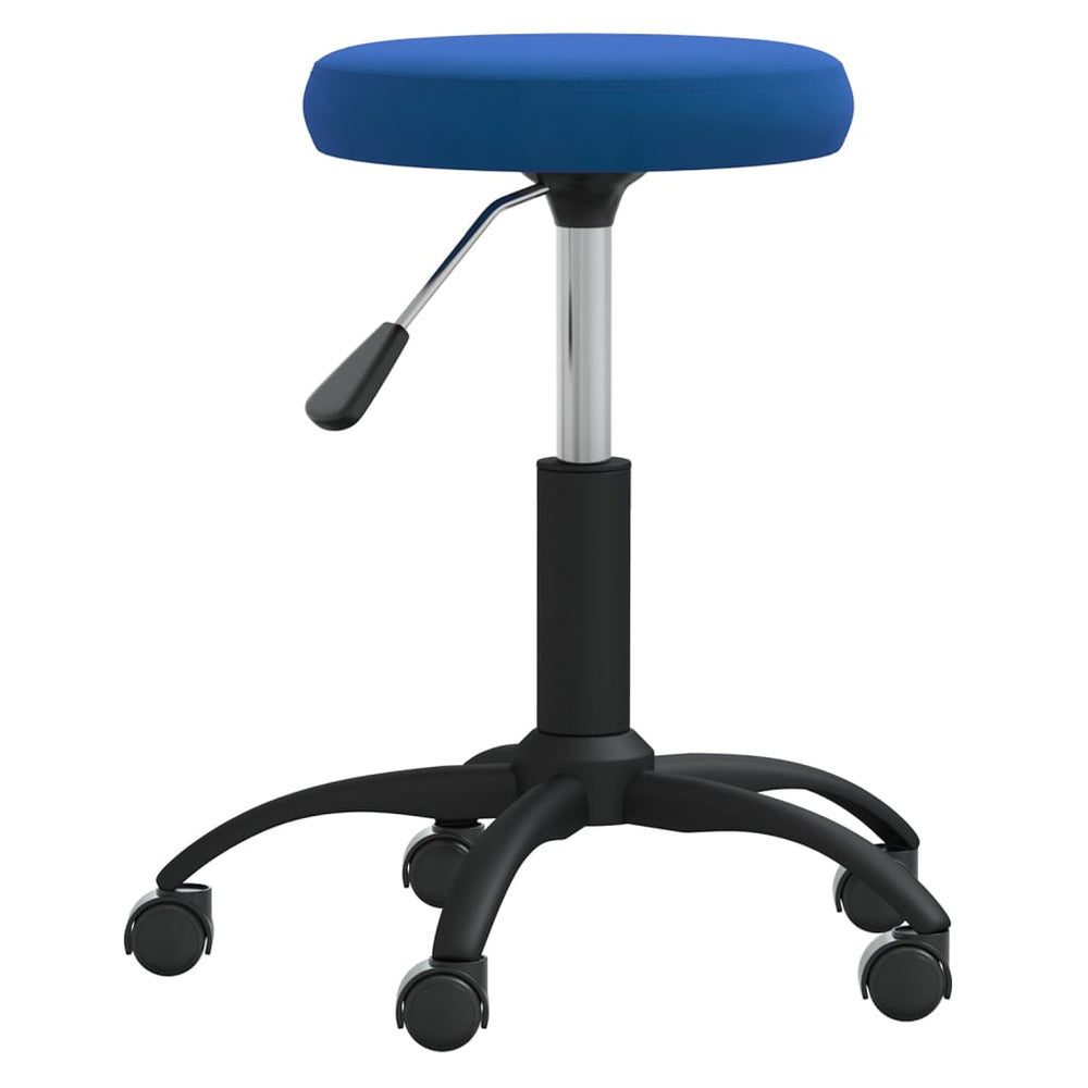 vidaXL Dining Chair Blue Velvet